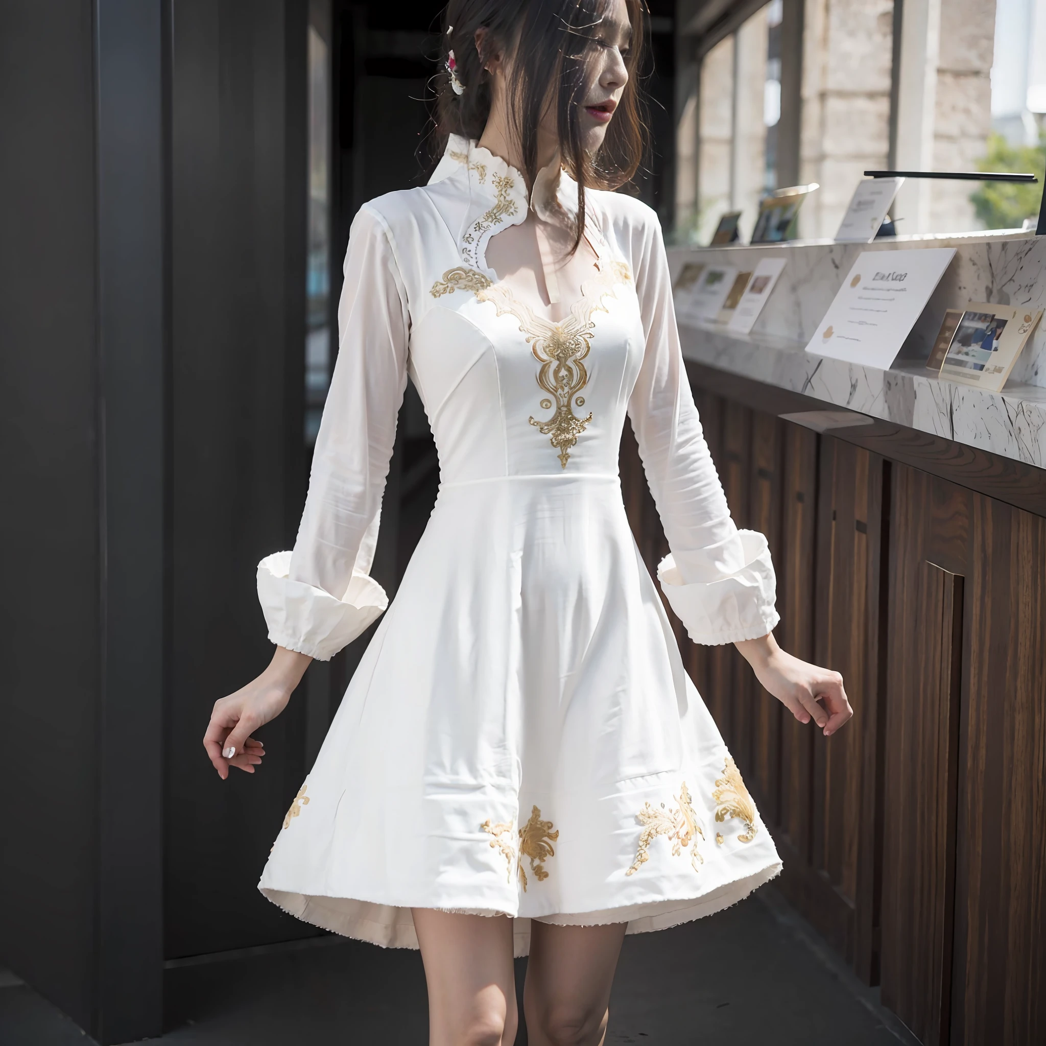 Robe best sale romantique blanche