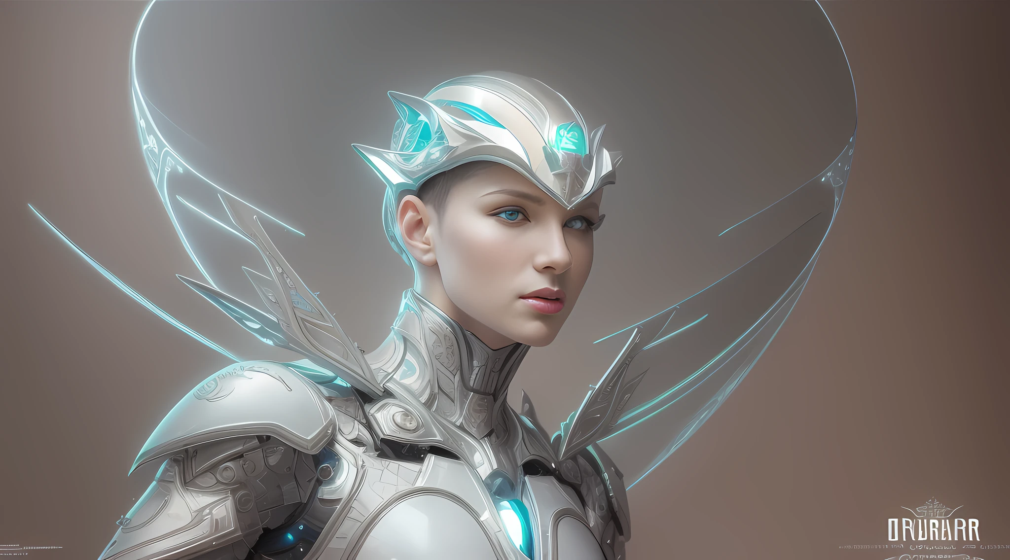 Organic cyborg, white plastic, diffuse lighting, luminous ornaments, light reflection, fantasy, intricate, elegant, highly detailed, realistic, realistic, digital painting, art station, illustration, concept art, smooth, sharp focus, art by John Collier and Albert Obright and Krenz Kusart and Artem Demura