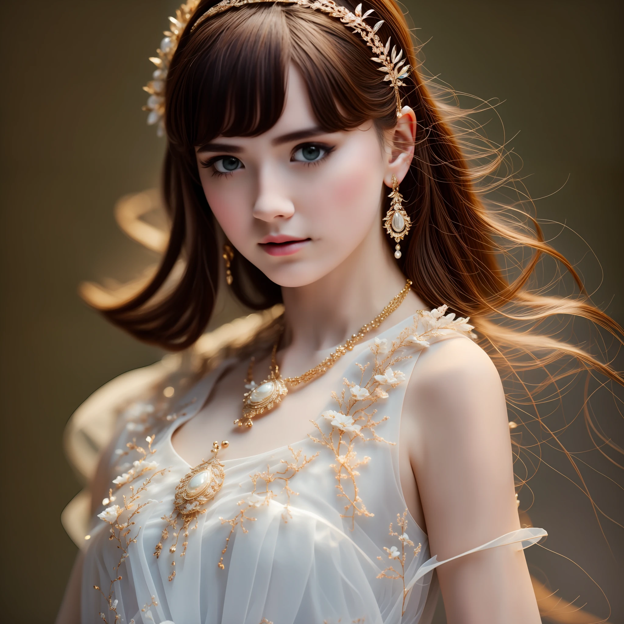 Best Quality, Masterpiece, High Resolution, 1girl, Porcelain Dress, Hair Accessories, Necklace, Jewelry, Pretty Face, On Body, Tyndall Effect, Realistic, Shadow Studio, Rim Lighting, Dual Tone Lighting, (High Detail Skins: 1.2), 8k UHD, dslr, soft light, high quality, volume light, sneak shot, photo, high resolution, 4k, 8k, background blur, --auto --s2