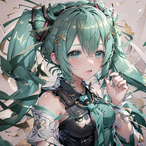 hatsune miku twintails