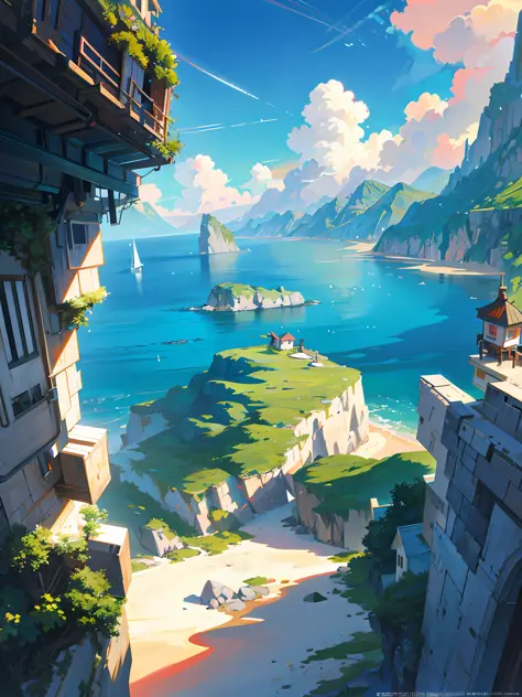 Anime Scenery Laptop, summer anime scenery HD wallpaper | Pxfuel