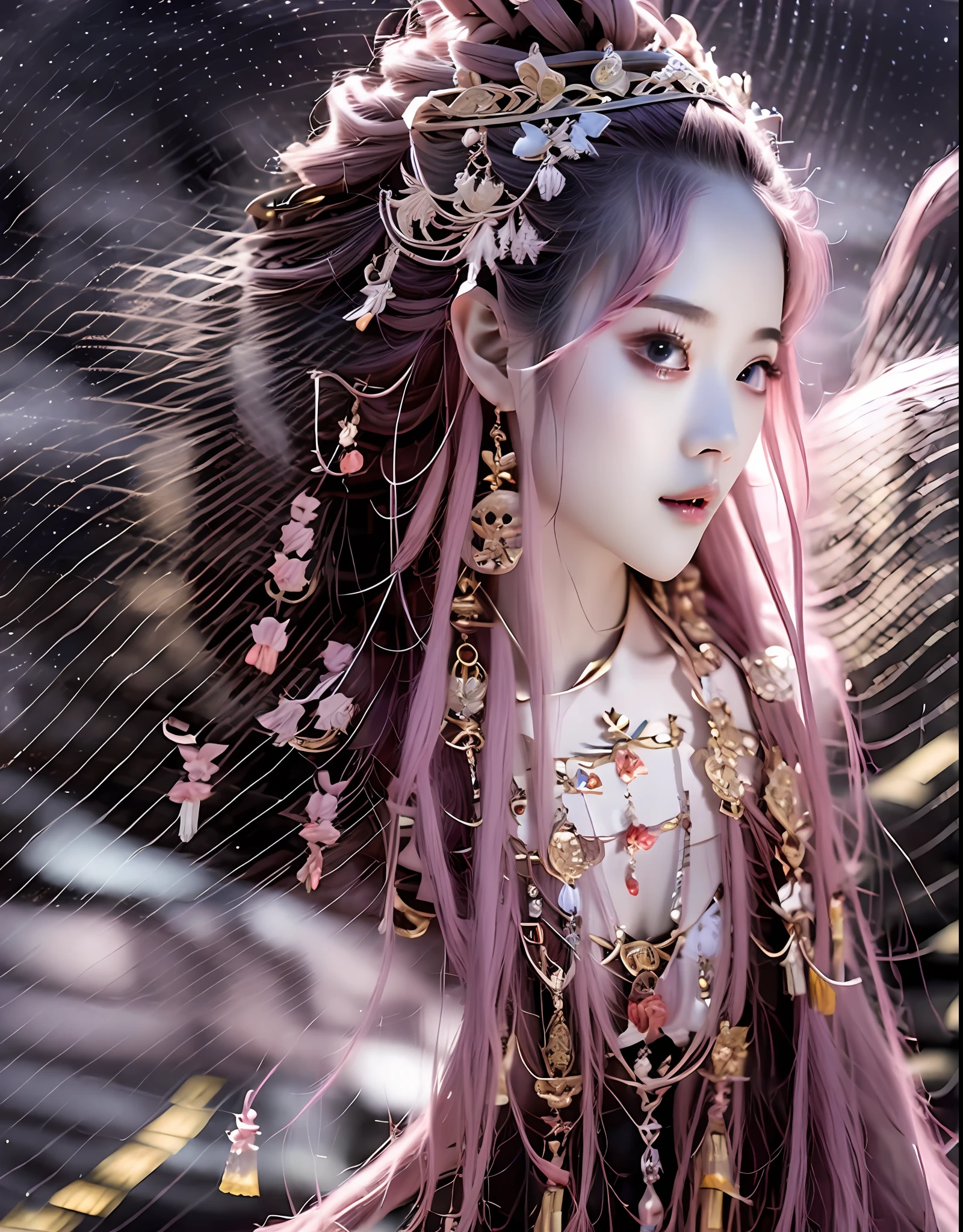 Close-up of a woman in an embroidered dress, very beautiful beauty with a Chinese dragon beside her, surrounded by auspicious clouds, Chinese fantasy, beautiful digital artwork, Ross Tran 8 K, Zhang Jingna, Xian Xia Fantasy, CGsociety and Fenghua Bell, Chinese style, dragon inspired cloth robe, Ross Tran and WLOP, sea queen Mu Yanling, inspired by Chu Derun, normal hands