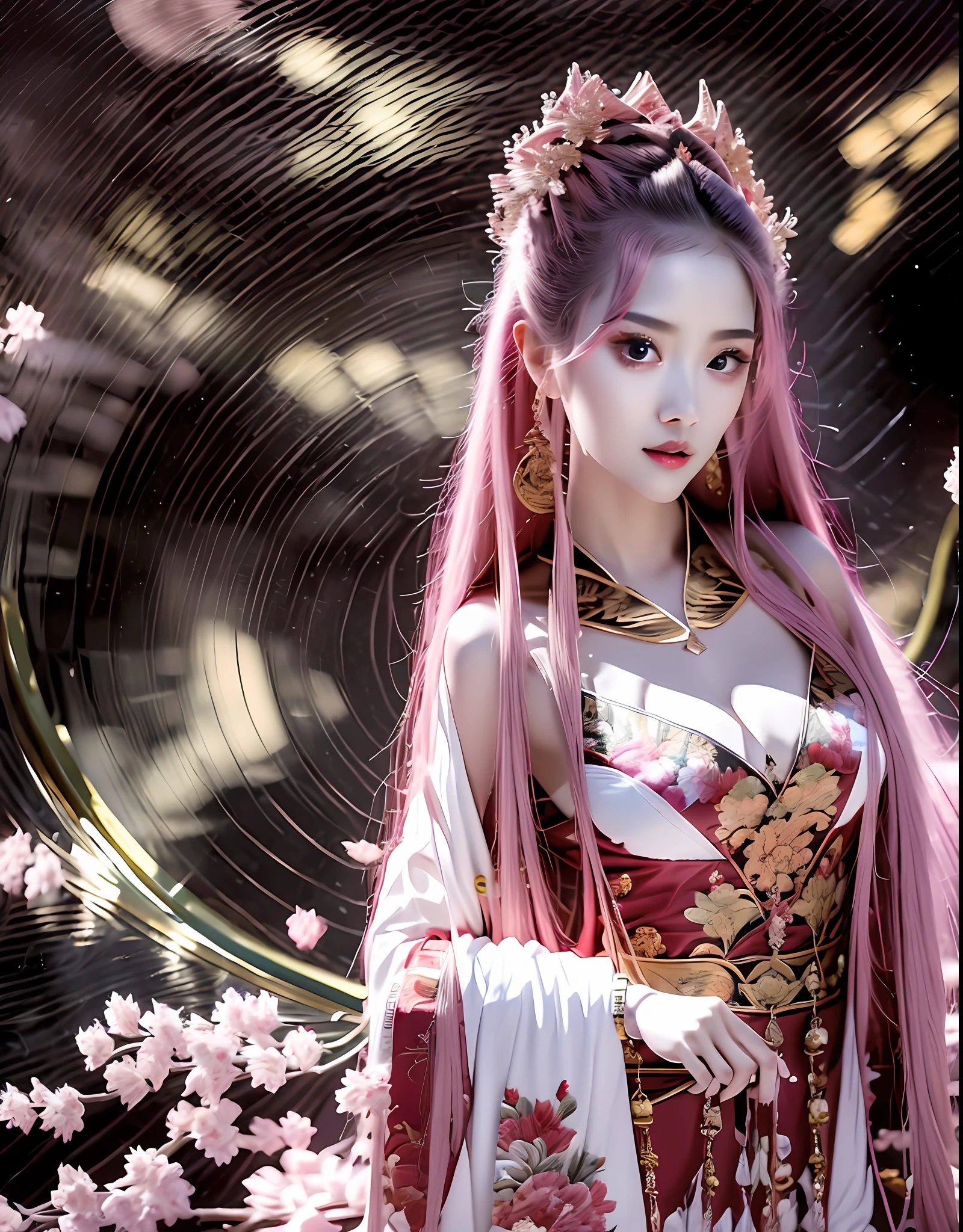 Close-up of a woman in an embroidered dress, very beautiful beauty with a Chinese dragon beside her, surrounded by auspicious clouds, Chinese fantasy, beautiful digital artwork, Ross Tran 8 K, Zhang Jingna, Xian Xia Fantasy, CGsociety and Fenghua Bell, Chinese style, dragon inspired cloth robe, Ross Tran and WLOP, sea queen Mu Yanling, inspired by Chu Derun, normal hands