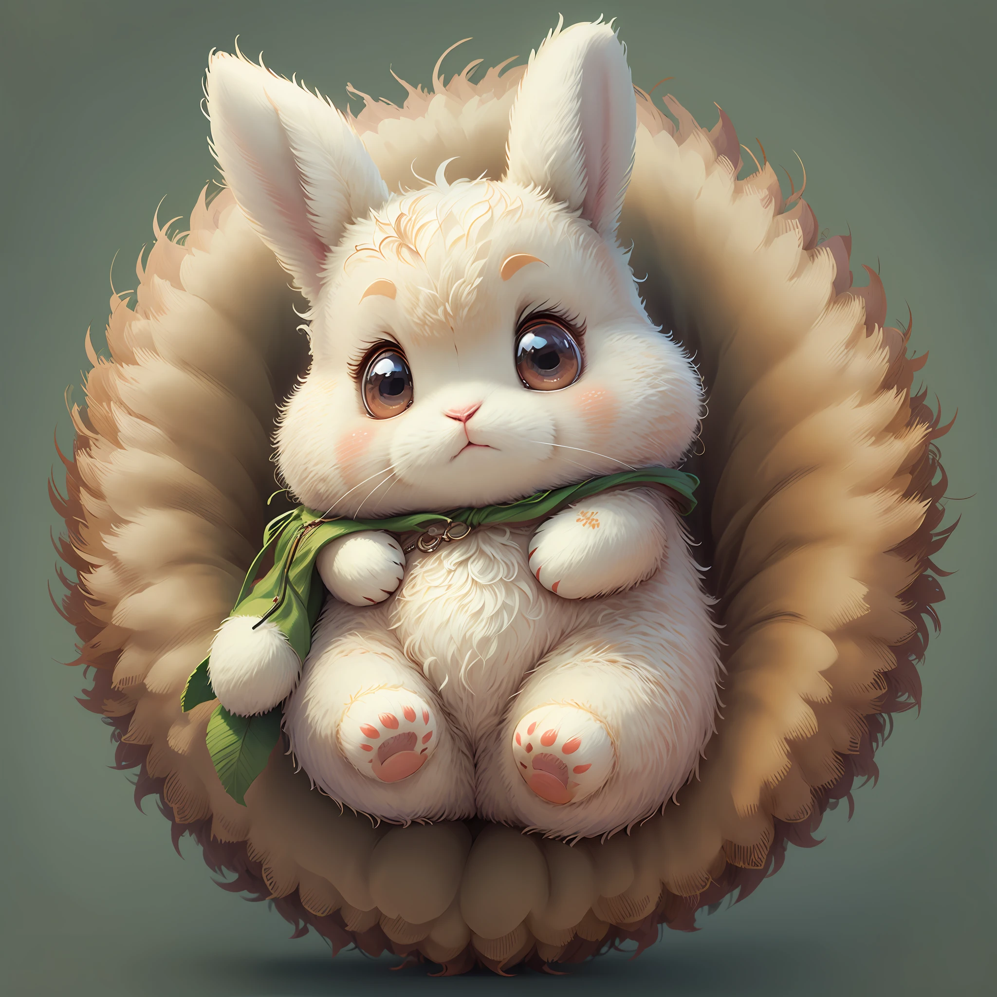 Dibuja un lindo y abrazable personaje de conejo inspirado en las ilustraciones de "Inai Inai Baa." Dale un esponjoso, cuerpo redondo y ojos suaves, sosteniendo un juguete de peluche con fuerza en sus patas. (--pronto "Incorporando las ilustraciones de 'Inai Inai Baa,' Genera un personaje de conejo lindo y abrazable con un esponjoso, cuerpo redondo y ojos suaves, sosteniendo un juguete de peluche con fuerza en sus patas.")