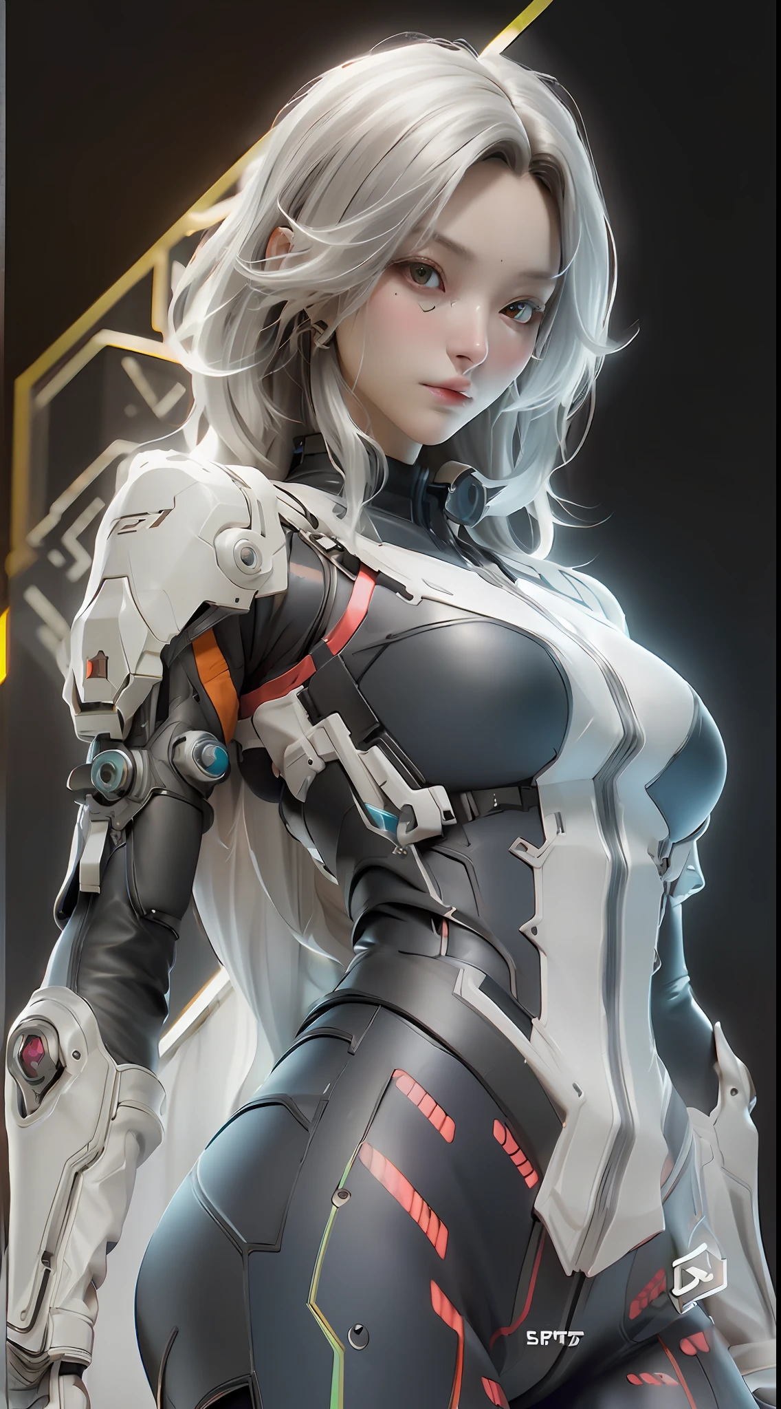 ((Best quality)), ((masterpiece)), (detailed:1.4), 3D, an image of a beautiful cyberpunk female,HDR (High Dynamic Range),Ray Tracing,NVIDIA RTX,Super-Resolution,Unreal 5,Subsurface scattering,PBR Texturing,Post-processing,Anisotropic Filtering,Depth-of-field,Maximum clarity and sharpness,Multi-layered textures,Albedo and Specular maps,Surface shading,Accurate simulation of light-material interaction,Perfect proportions,Octane Render,Two-tone lighting,Wide aperture,Low ISO,White balance,Rule of thirds,8K RAW,