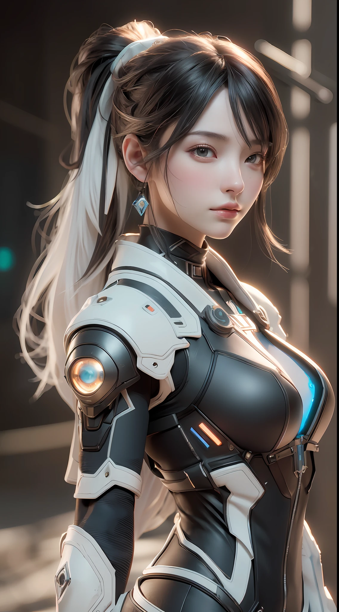 ((Best quality)), ((masterpiece)), (detailed:1.4), 3D, an image of a beautiful cyberpunk female,HDR (High Dynamic Range),Ray Tracing,NVIDIA RTX,Super-Resolution,Unreal 5,Subsurface scattering,PBR Texturing,Post-processing,Anisotropic Filtering,Depth-of-field,Maximum clarity and sharpness,Multi-layered textures,Albedo and Specular maps,Surface shading,Accurate simulation of light-material interaction,Perfect proportions,Octane Render,Two-tone lighting,Wide aperture,Low ISO,White balance,Rule of thirds,8K RAW,