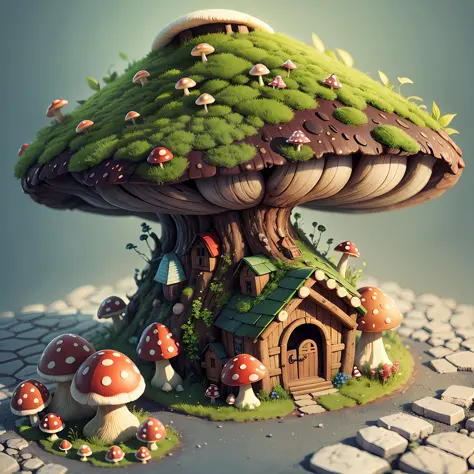 A mushroom house --auto --s2