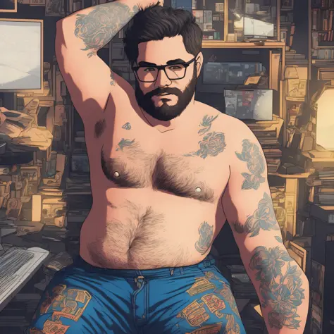 fat, glasses, gamer, sedentary.hairy, rocker --auto --s2