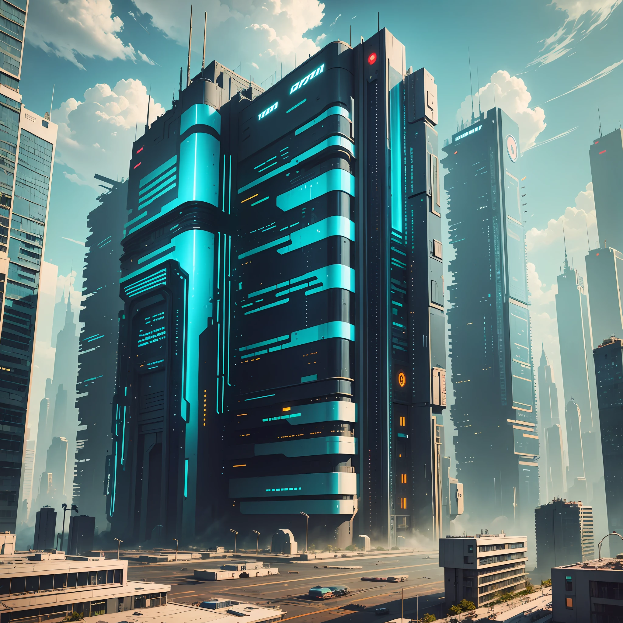 Cyberpunk style architecture --auto --s2