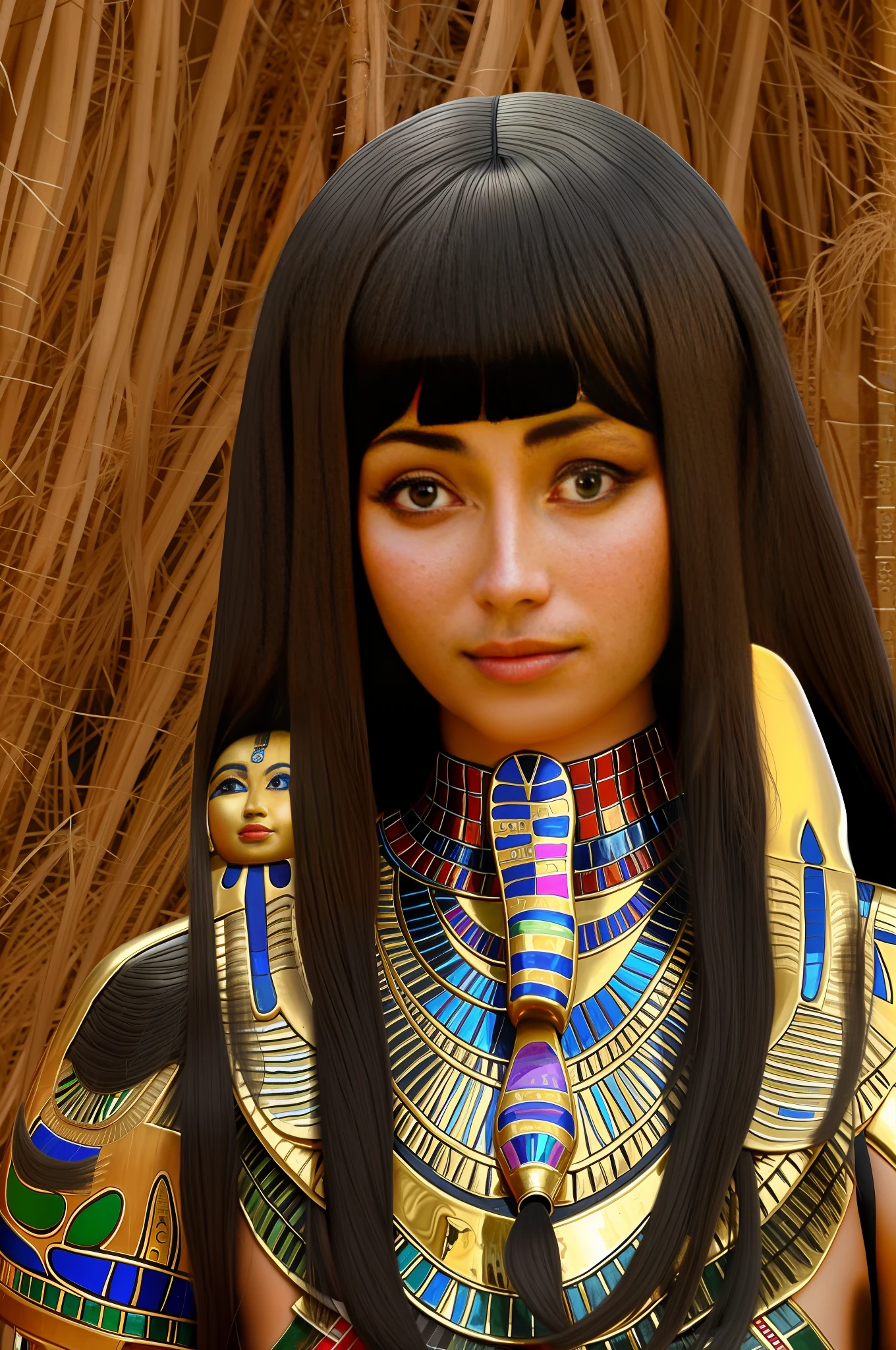 美丽的肖像 (埃及人) 女性 [宫女 | 吉普赛人 | 游牧民族 | 女巫 | 女神] 拥有完美的 [解剖学|轮廓] 和完美 [立体模型 | 身材 | 体质] 跨越 [洪水 | 沼泽] 绿洲 [ 红树 | 河 | 沼泽] 在撒哈拉沙漠中部,