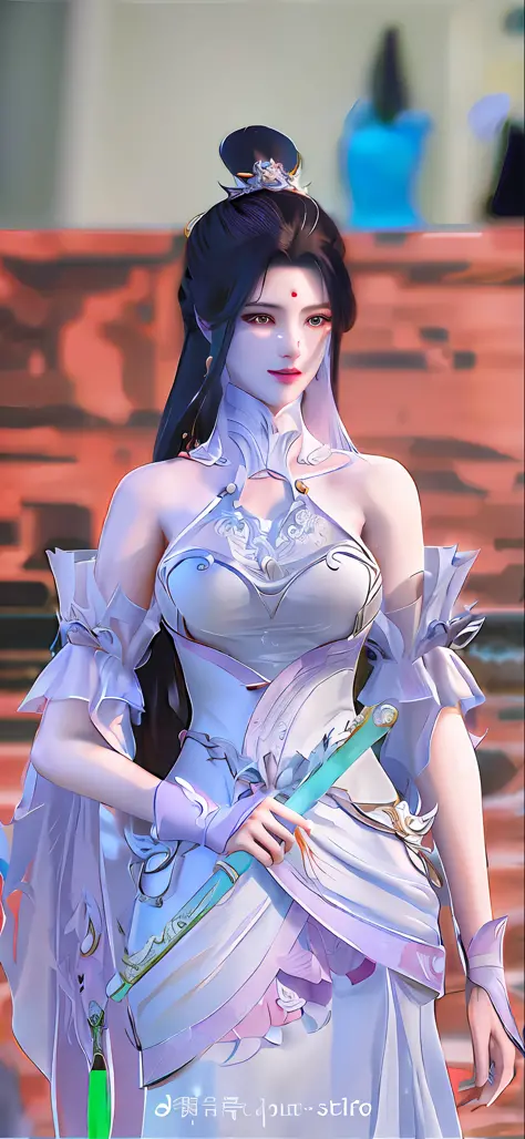 anime - style image of a woman dressed in a white dress holding a sword, full body xianxia, a beautiful fantasy empress, alluring elf princess knight, portrait knights of zodiac girl, ((a beautiful fantasy empress)), 2. 5 d cgi anime fantasy artwork, anime...