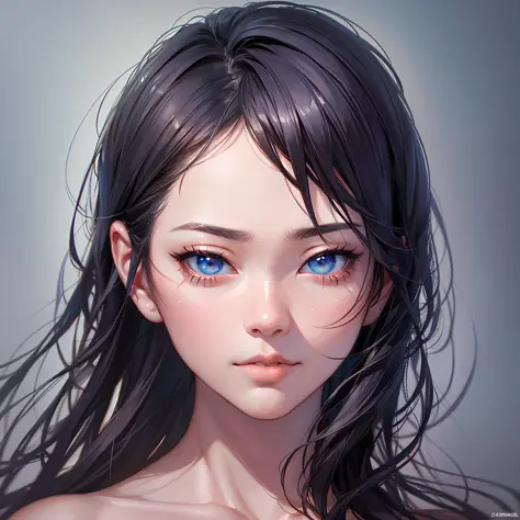 Witness Ross Tran's talent as he creates a hyper-realistic digital portrait of a human figure in incredible detail, capturing the essence of personality and emotions in every brush stroke