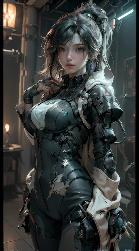 ((best quality)), ((masterpiece)), (detailed:1.4), 3d, an image of a beautiful cyberpunk female,hdr (high dynamic range),ray tra...