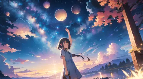 (Best quality),(masterpiece),(ultra detailed),(high detailed),(extremely detailed),Subject: Anime Sky Dreamscapes
Medium: Digita...