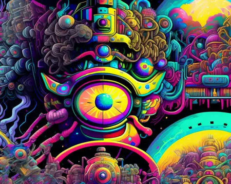 inkfacepunk, 16:9, 4k