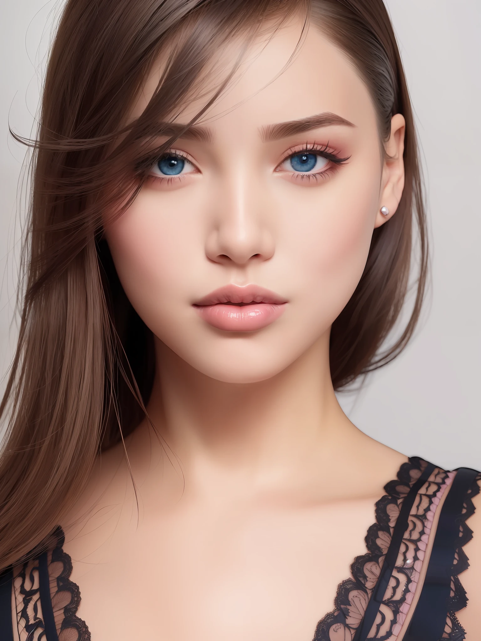 (шедевр, Лучшее качество, Чрезвычайно детализированное 8K, ультра HD, ультрадетализированный, очень подробный, Очень реалистично, фото реалистичный), (1 девушка:1.5), (Красивое реалистичное лицо, детальное реалистичное лицо), (Высокодетализированные реалистичные натуральные черные волосы, красивая реалистичная прическа), (красивые реалистичные глаза, Высокодетализированные реалистичные голубые глаза, пропорциональные глаза, реалистичные ученики, высокая детализация учеников), (Высокодетализированные реалистичные естественные брови), (высокая детализация реалистичных губ, красивые реалистичные губы, розовые помады), чрезвычайно детализированный реалистичный скин,