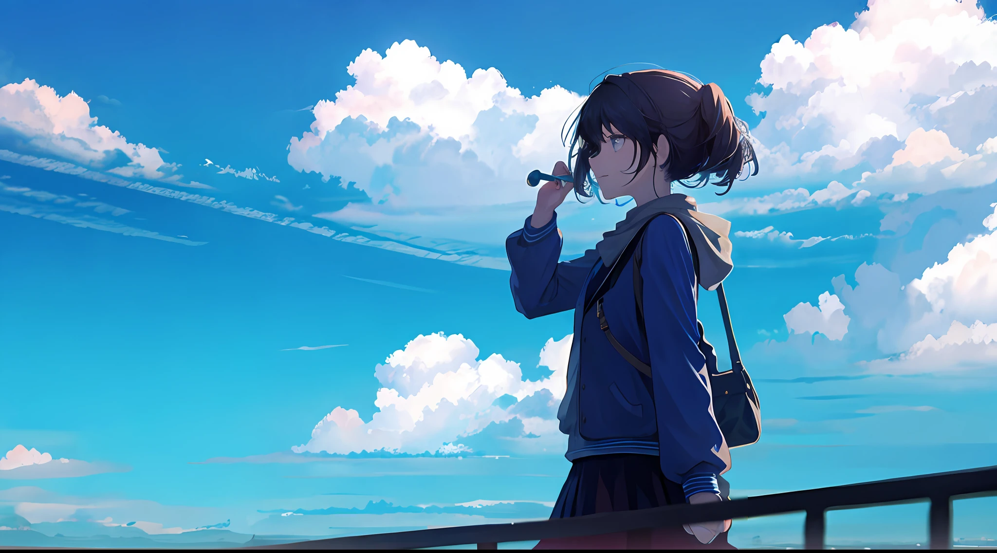 1人の女の子, 空,