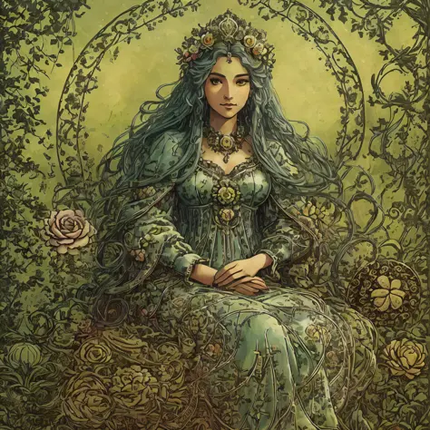 the empress's card in the tarot is a powerful representation of fertility, abundance and femininity. she personifies the creativ...