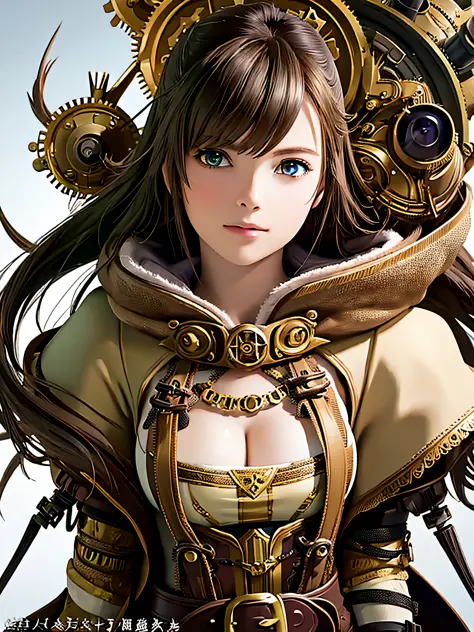 Girl, Concept Art, Epic, Super Detailed Complex, (Big: 4.8), Steampunk, (Perfect, Detailed)