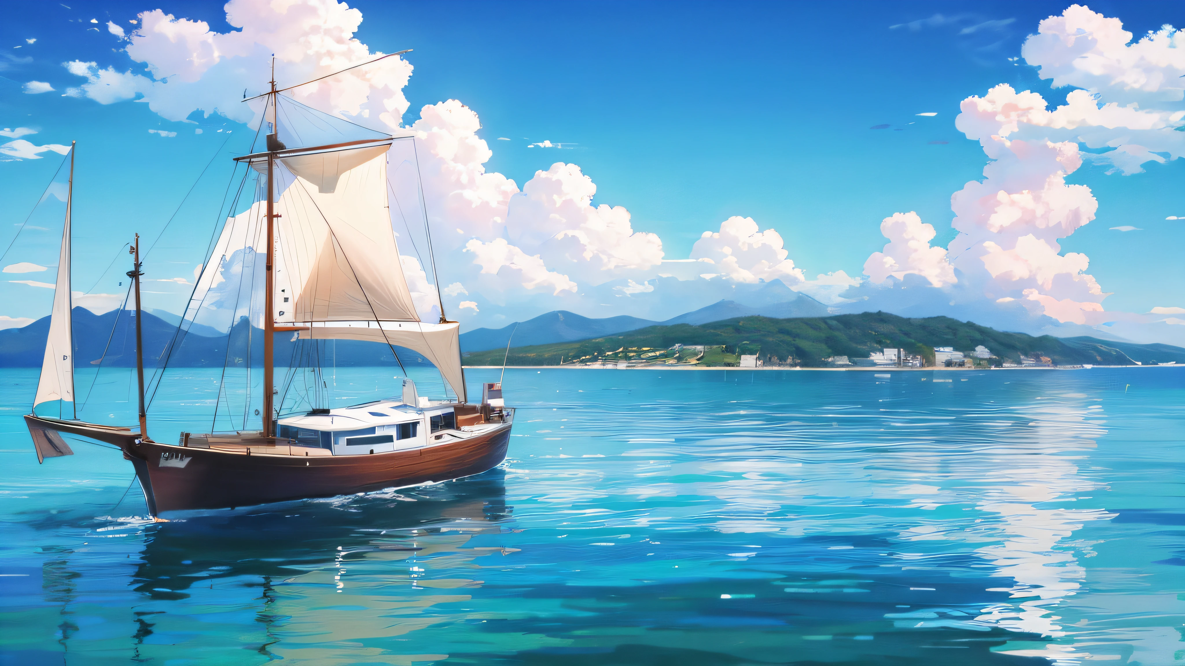 600x1024px | free download | HD wallpaper: 1920x1080 px painting Sailing  Ship Anime Bleach HD Art | Wallpaper Flare