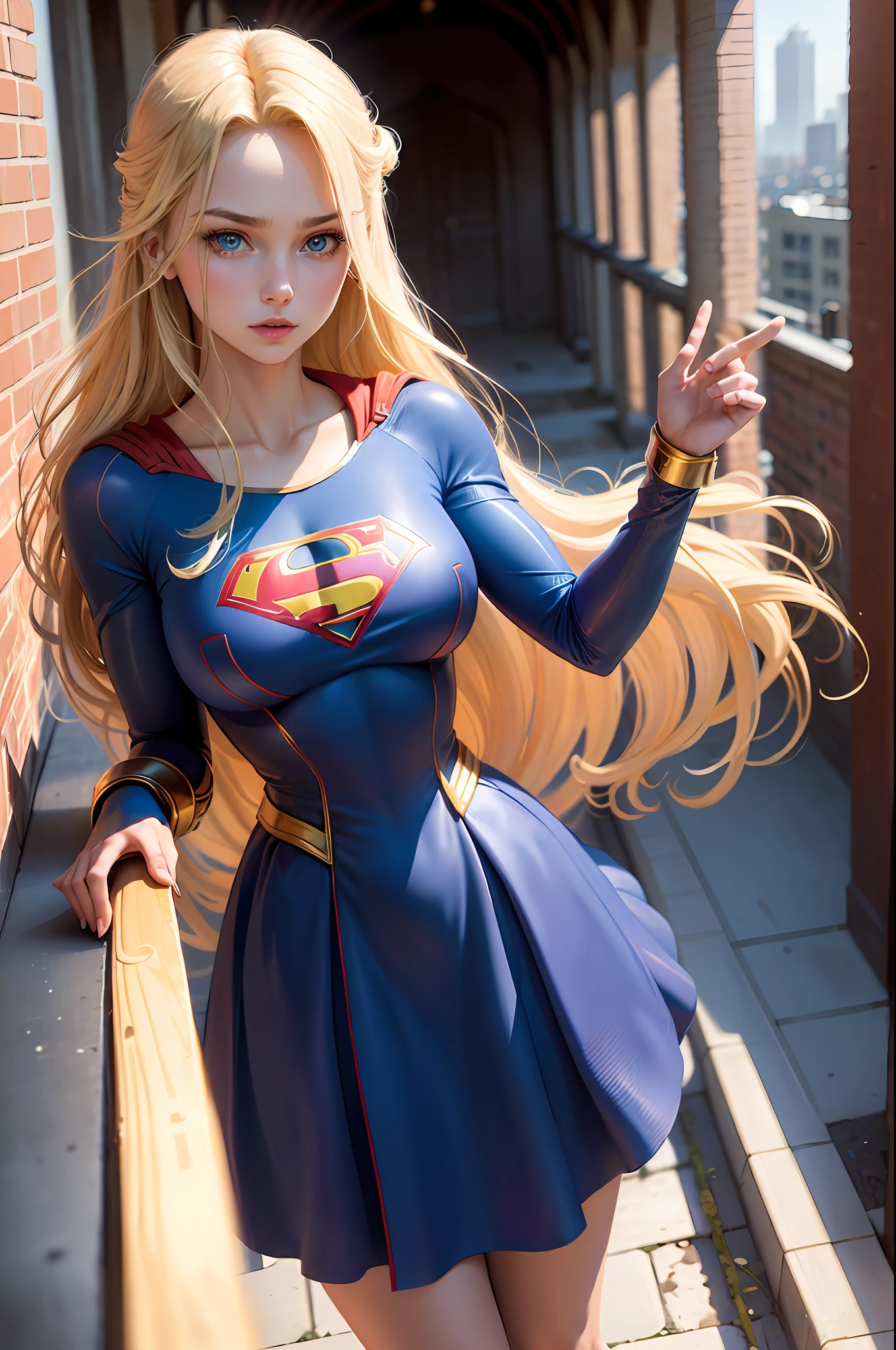 ((best quality, masterpiece, absurdress) , supergirl , 19 years old ...