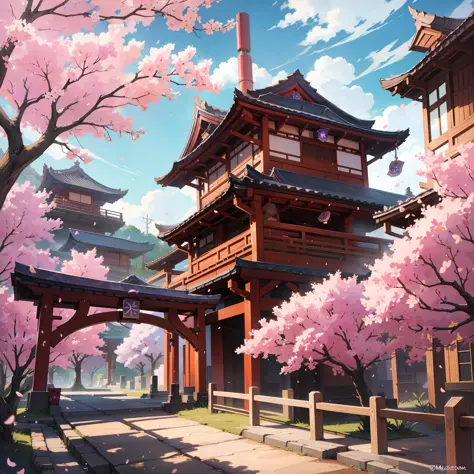 RaidenSyogun cherry blossoms