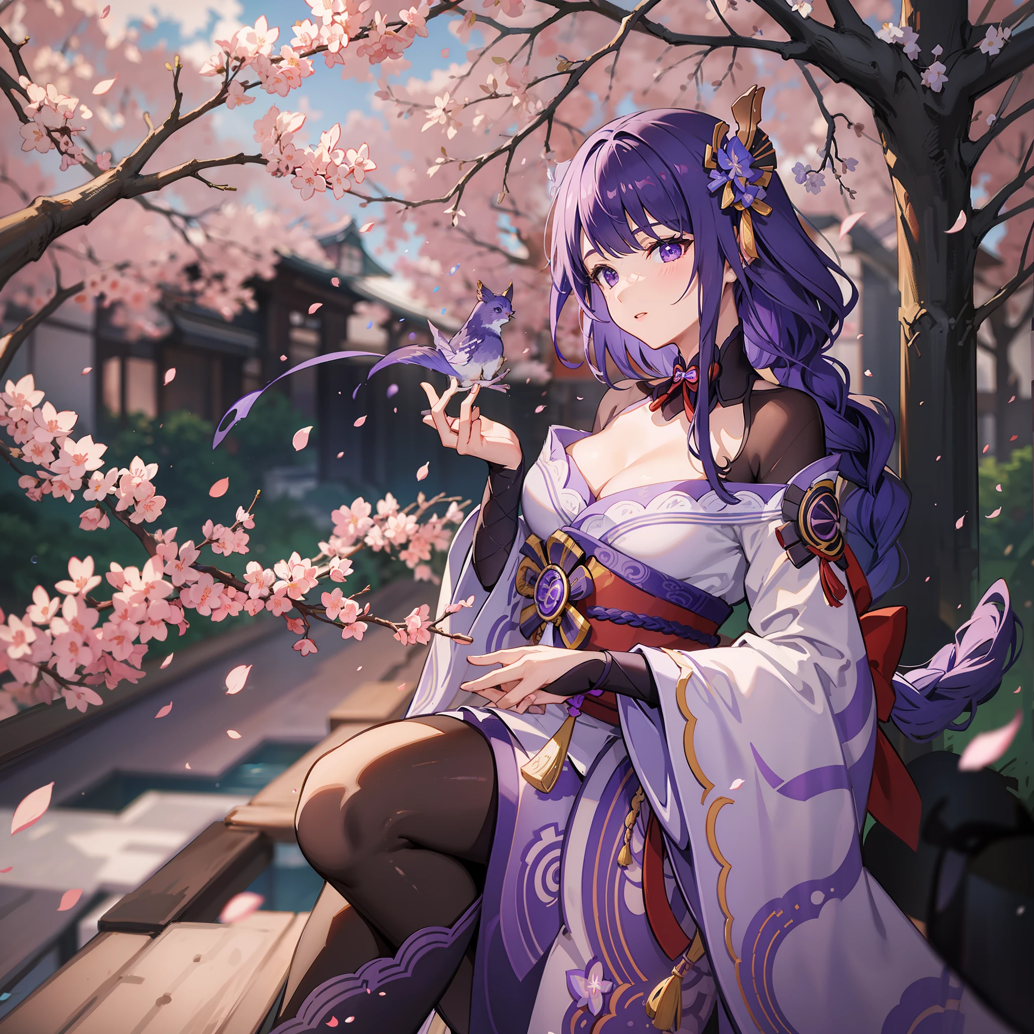 RaidenSyogun cherry blossoms