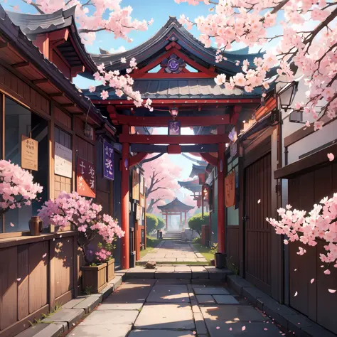 RaidenSyogun cherry blossoms