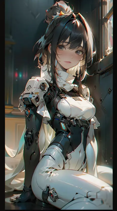 ((Best quality)), ((masterpiece)), (detailed:1.4), 3D, an image of a beautiful cyberpunk female,HDR (High Dynamic Range),Ray Tra...