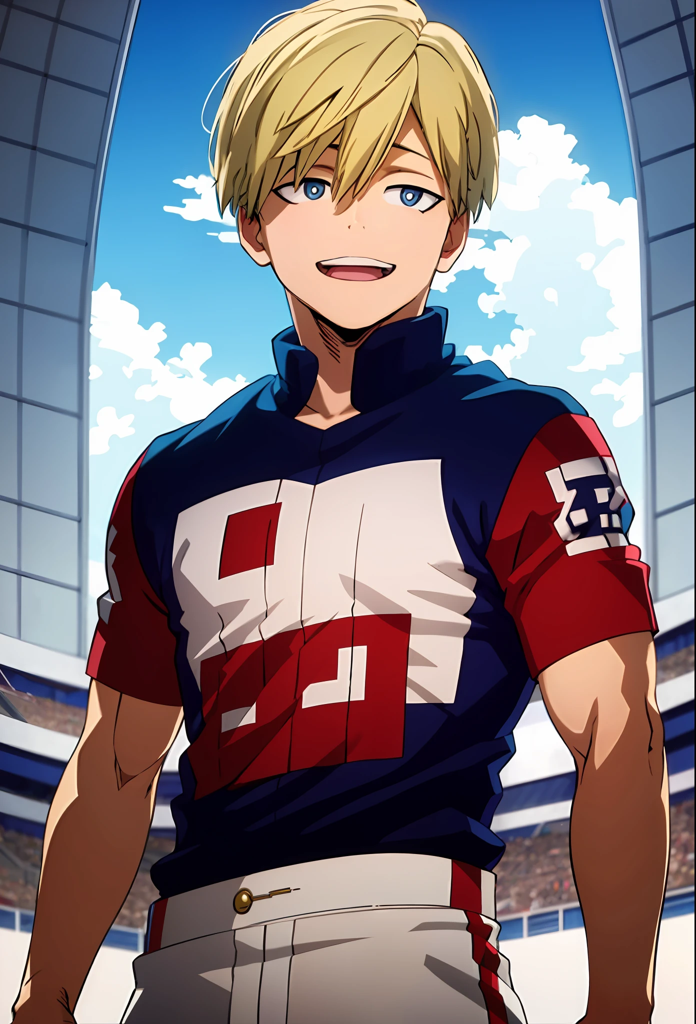 masterpiece, best quality, high quality, 1boy, solo, looking at the viewer, upper body, monoma neito