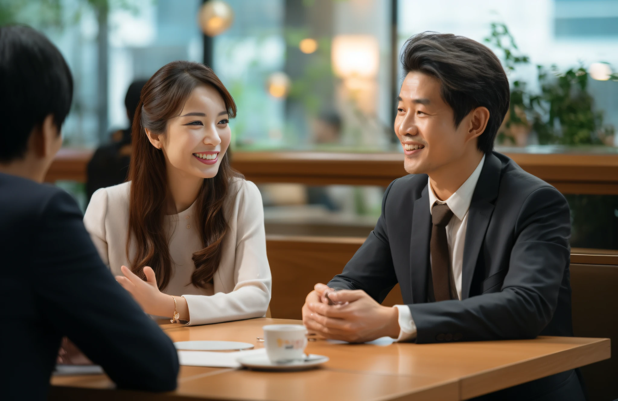 Beautiful Japan woman smiling