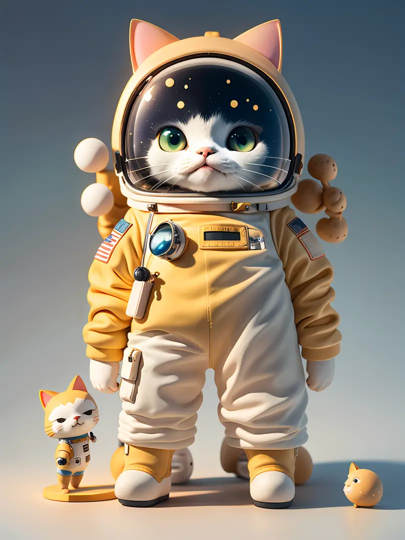 Space Cat, Digital Arts by Opelmendoza