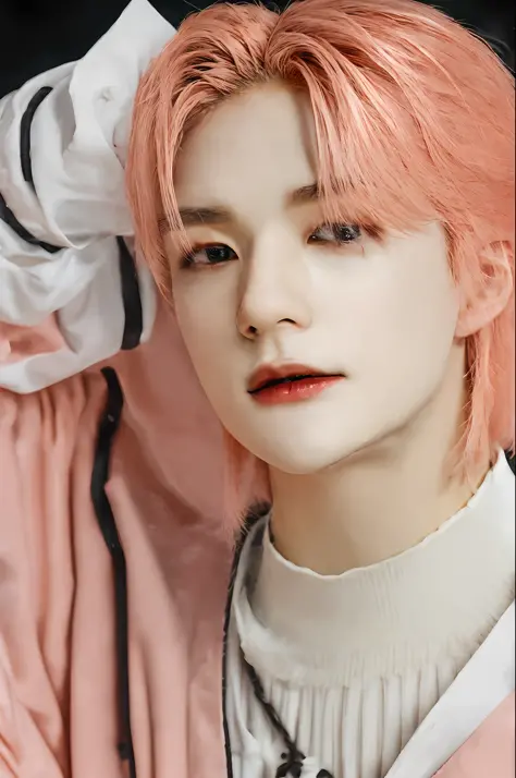hyunstayv2, front facing, twink, parted lips, (dark pink hair:1.2), dark pink prince regal outfit, (ultra realistic:1.2), (close-up photo:1.1), (gothic european castle background:1.2), (intricate:1.2), (looking at viewer:1.2),