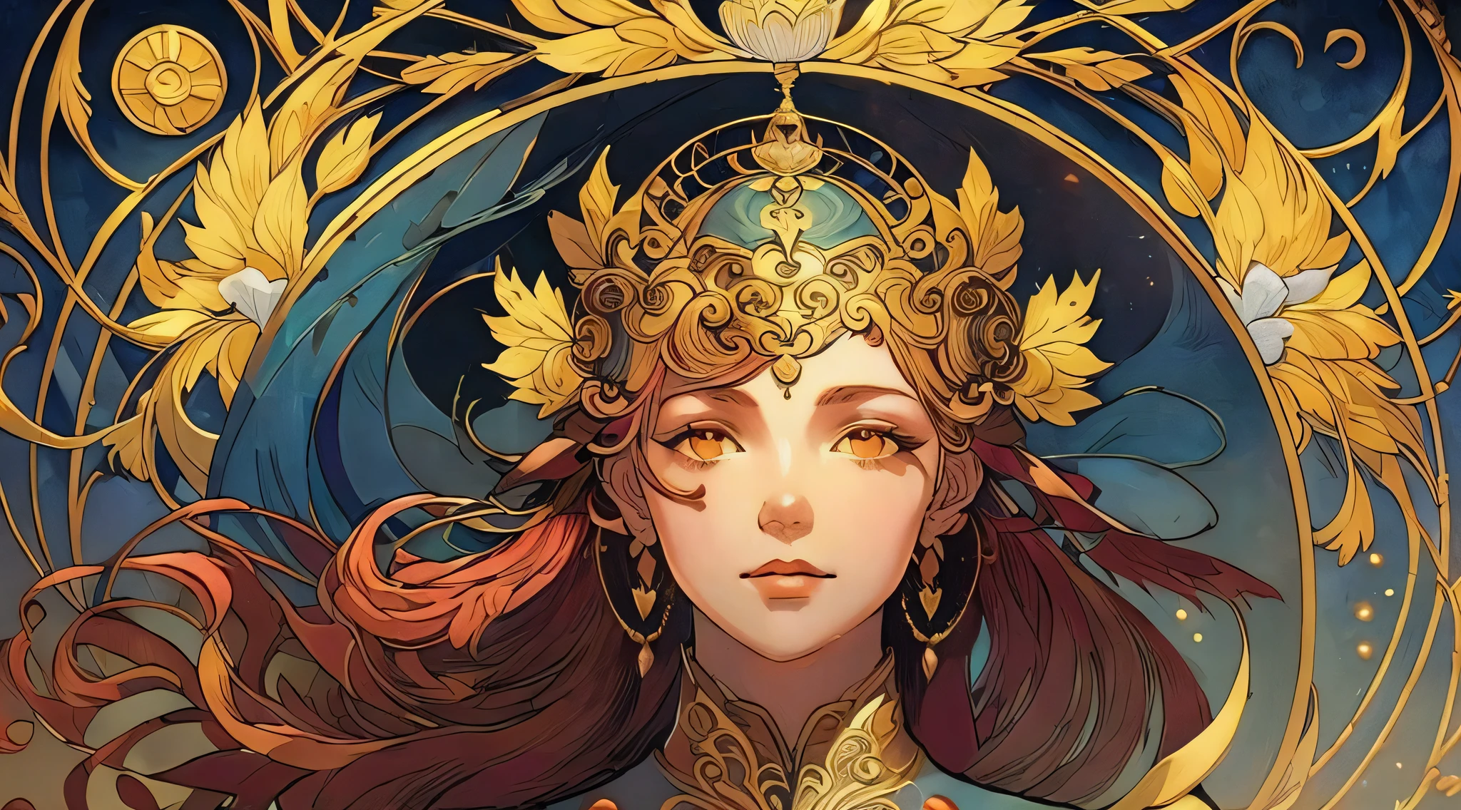 (Best quality),(masterpiece),(ultra detailed),(high detailed),(extremely detailed),Art by WLOP and Artgerm and Greg Rutkowski and Alphonse Mucha and Mike Mignola and Kon Satoshi and James Jean, 8K detailed, vibrant colors, beautiful lighting, golden ratio