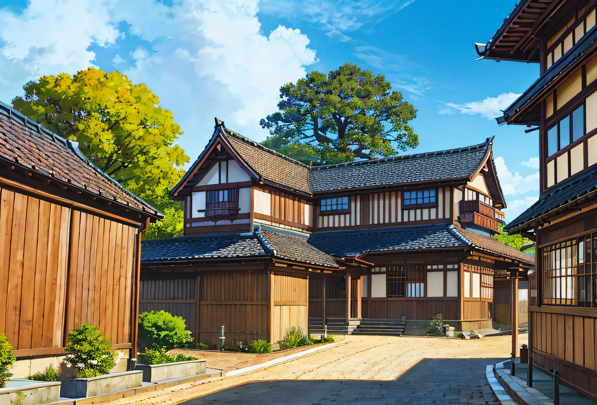 panorama,landscape,(((high quality))),highly_detailed,extremely_detailed_CG_unity_8k_wallpaper,illustration,highres,absurdres,High saturation,building, album_cover, architecture, balcony, blue_sky, bridge, brown_hair, building, car, chimney, city, cityscape, cloud, cloudy_sky, day, east_asian_architecture, house, mountain, outdoors, pagoda, power_lines, railing, real_world_location, road, rooftop, scenery, sky, skyline, skyscraper, stairs, street, tokyo_\(city\), tower, town, tree