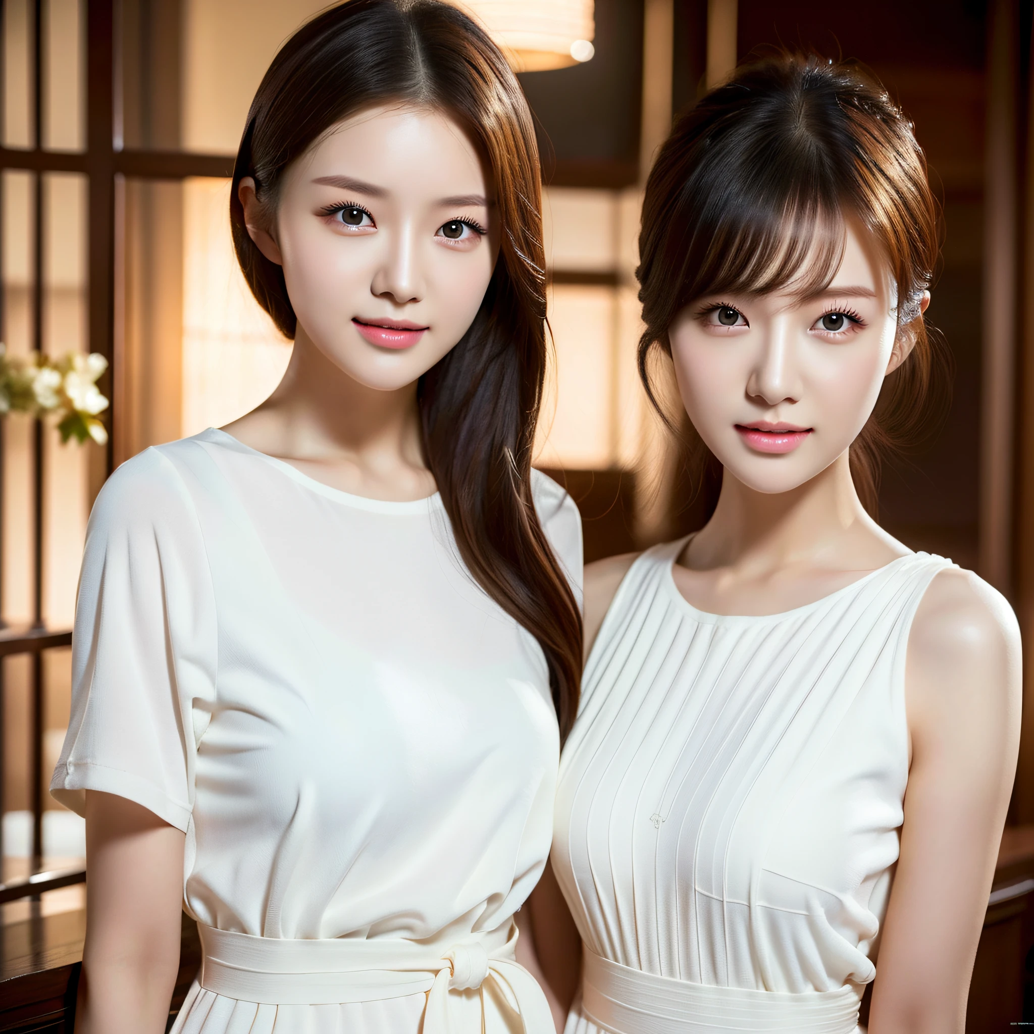 (Full body photo), long legs, thin waist, a 20-year-old Chinese nurse, best quality, realistic, (fine details), clear lines, high resolution, extremely detailed, (single focus), detailed facial features, detailed clothing features, (fashion hairstyle: 1.3) looking at the viewer, interior, smile, detailed face, double eyelids,