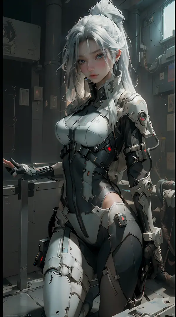 ((best quality)), (masterpiece)), (details:1.4), 3d, beautiful cyberpunk woman image,hdr (high dynamic range),ray tracing,nvidia...