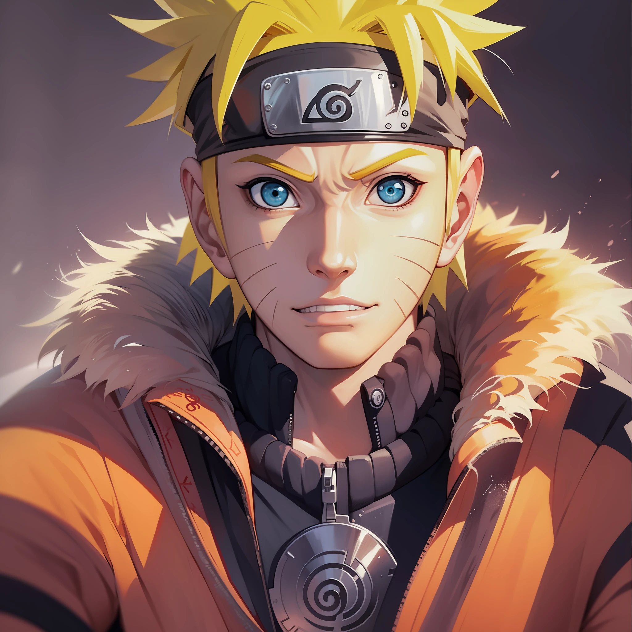 Naruto uzumaki super réaliste et bien détaillé