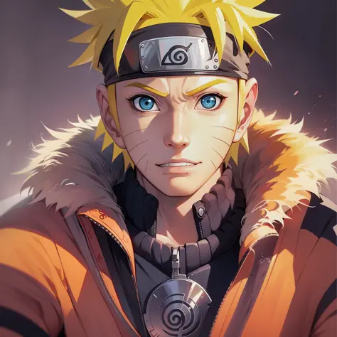 Naruto uzumaki super realistic and well detailed