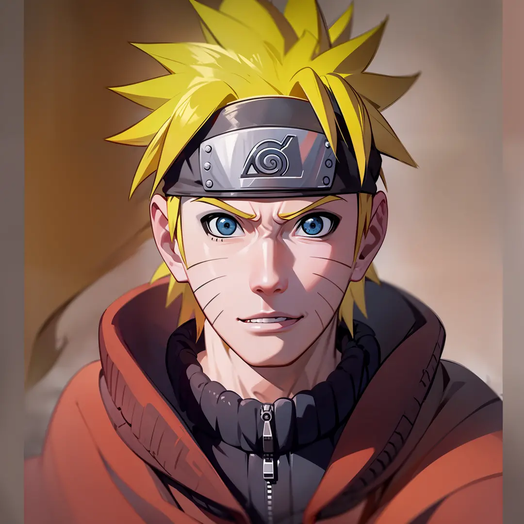 Naruto uzumaki super realistic and well detailed