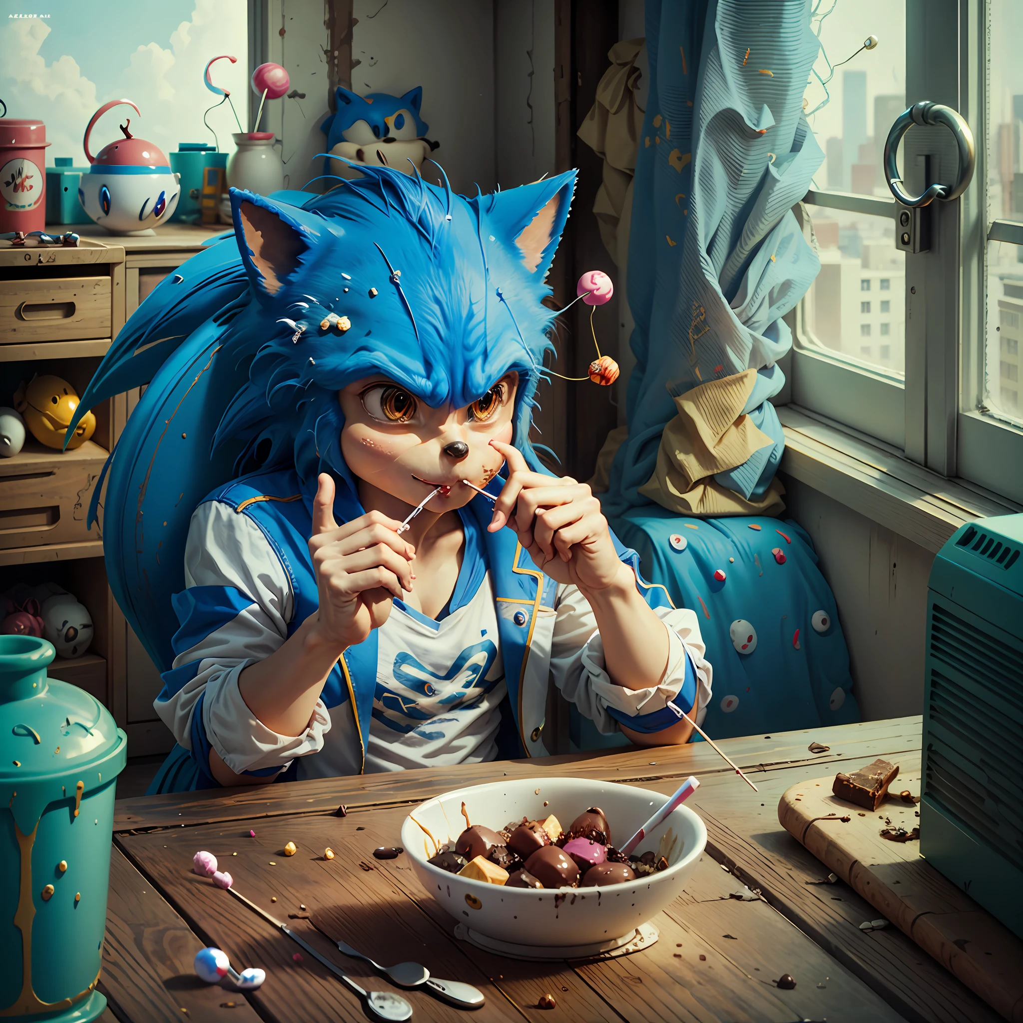 Sonic comendo pirulito --auto --s2