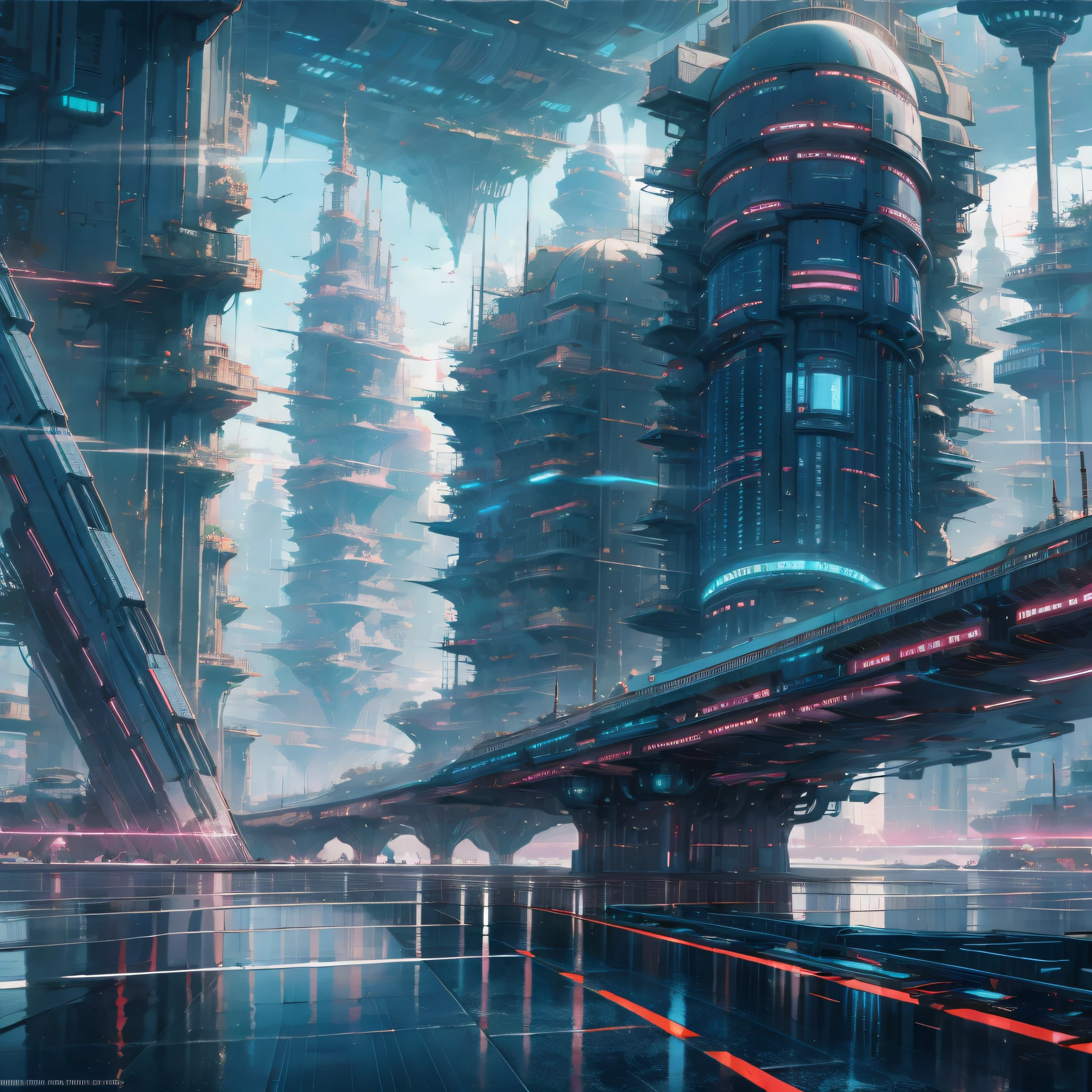 cidade futurista, Cyberpunk --auto --s2