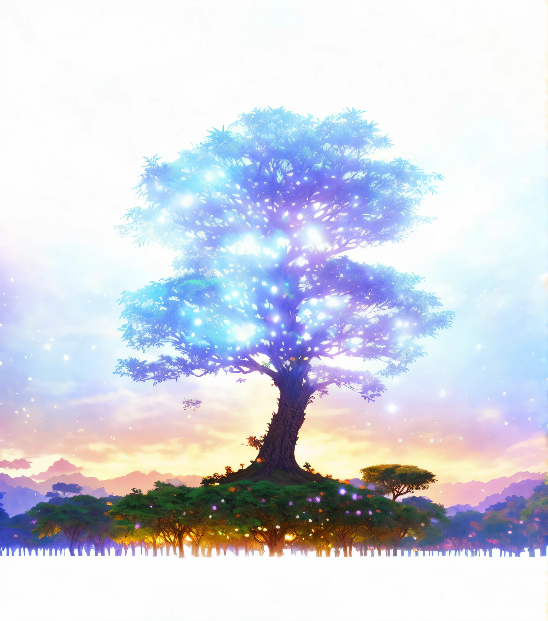 there is a tree that is standing on a small island, fantasy tree, magical tree, the tree of life, made of tree and fantasy valley, magic tree, tree of life, the world tree, world tree, fantasy magical vegetation, ancient tree, beautiful render of a fairytale, golden sacred tree, a beautiful tree, tree of life seed of doubt