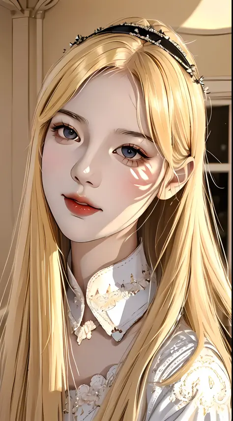 pixiv artwork, long blonde hair, perfect curves, realistic style, (hyperreal), top CG, (Tyndall effect), (cinematic light and shadow effects), top detail, 16k resolution, exquisite and detailed graphics, realistic reality, (absolutely beautiful girl), (roy...