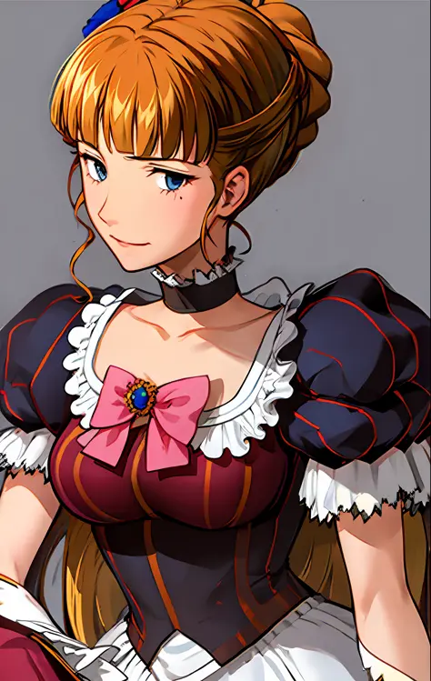 beatrice \(umineko\), 1girl, ((beatrice2)), standing, sexy Italian beauty, dark blue eyes, witch, golden butterfly, golden kille...