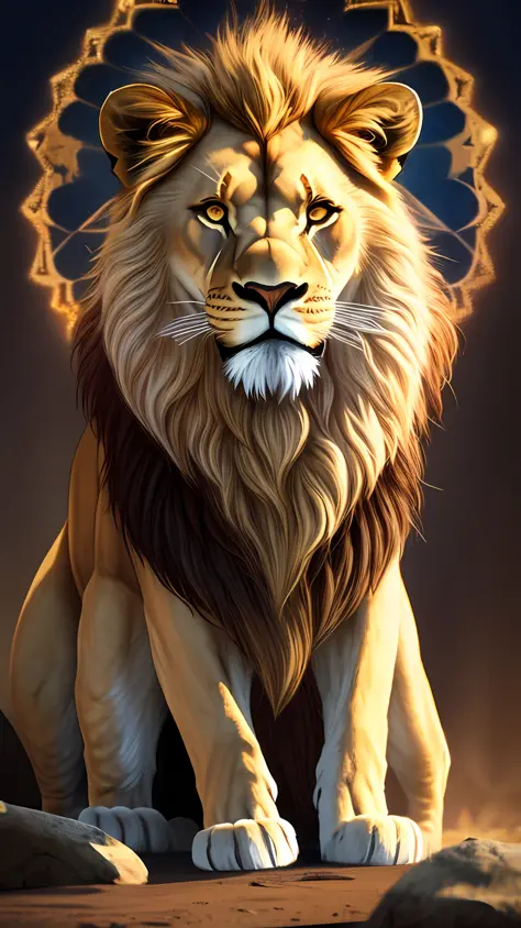 / lion of Judah jesus christ, Volumetric lighting, --auto --s2