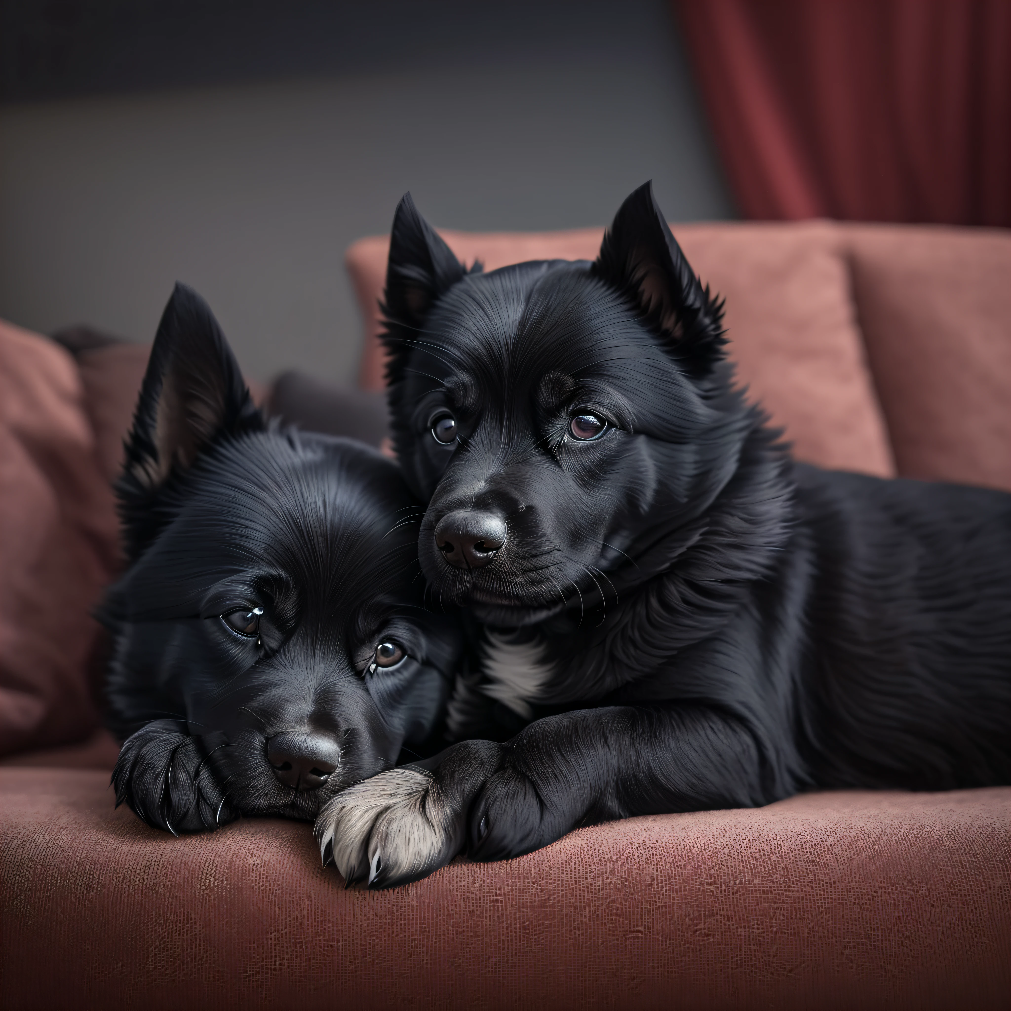 Small black best sale dog short hair