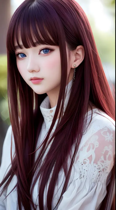 best quality, masterpiece, 1girl, beautiful face, (blue eyes), (red hair), (realistic photo: 1.3), rim lighting, (high detailed skin: 1.2), 8k uhd, dslr, high quality, high resolution, 4k, 8k, Bokeh, absurd, best ratio four fingers and a thumb, (realistic:...