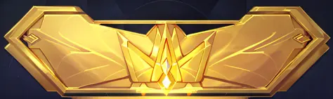 glory, victory, gold wing, crown, silver sword, golden gem with a golden plaque with design, gorgeous border + concept art, game overlay, game icon asset, game asset, background (solid color), arena background, KDA, interior stylized border, shield design,...