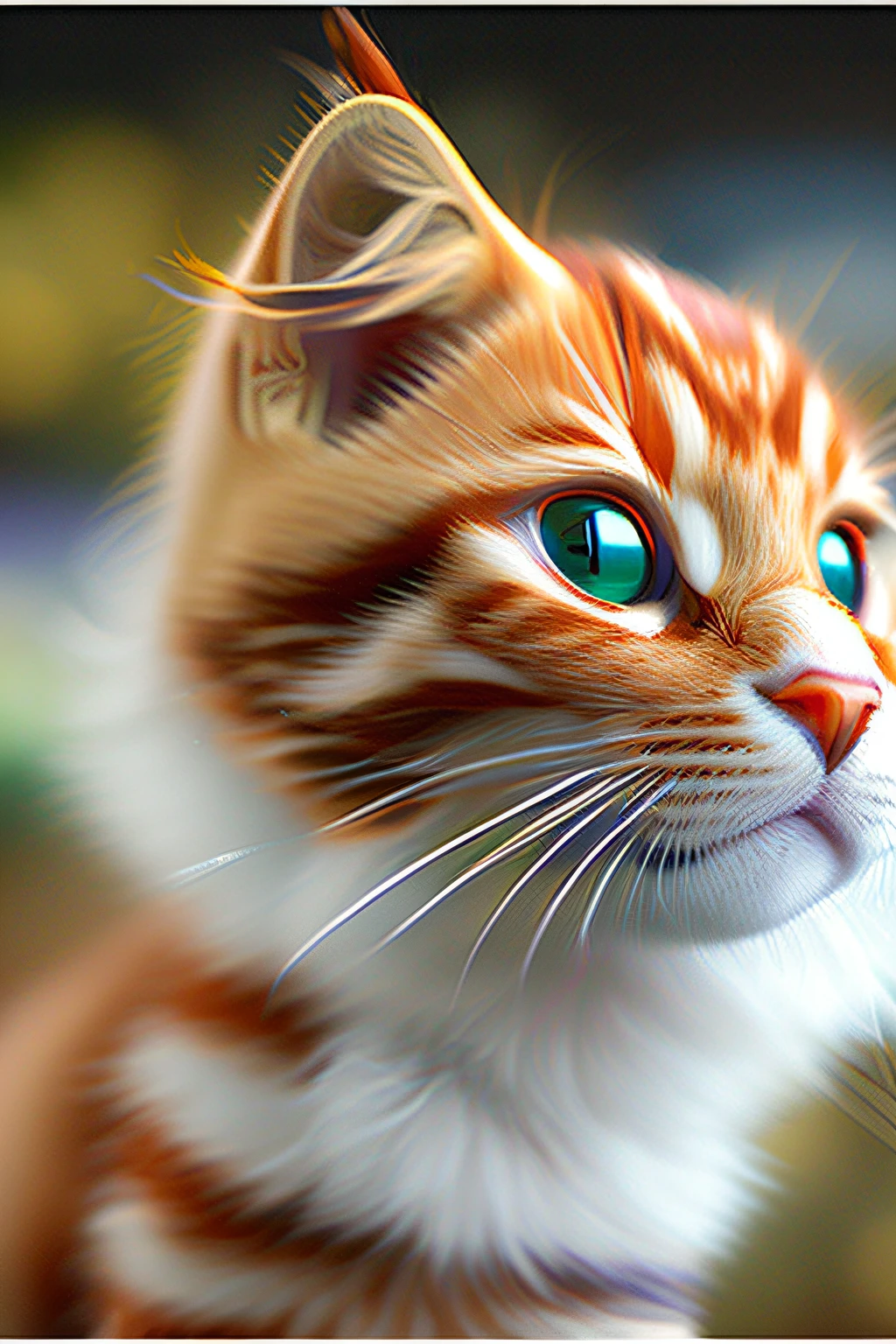 Kittens, Fluffy, Great Photos, Winning Entries, Winning Photo, Cinematic Lighting, Trending on Artstation, Lighting and Bokeh, HDR, Intricate Details, Raytracing, Volumetric Lighting, 8k